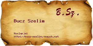 Bucz Szelim névjegykártya